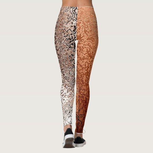 Kupferschimmer Leggings (Rückseite)