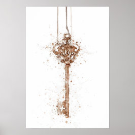 Kupferschlüssel Poster