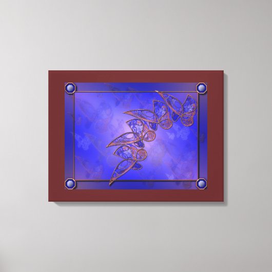 Kupferschmetterlinge Canvas drucken Leinwanddruck (Vorderseite)