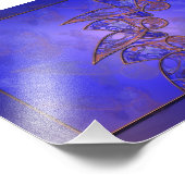 Kupferschmetterlinge Foto drucken (Ecke)