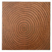 Kupferspirale Fliese (Vorderseite)