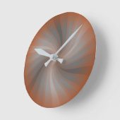 Kupferspirale Runde Wanduhr (Winkel)