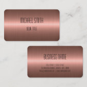 Kupferstahlaussehen Visitenkarte (Vorne/Hinten)