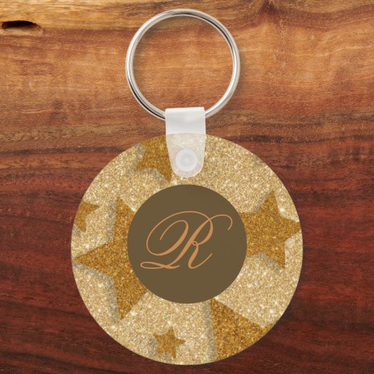 Kupferstern Schlüsselanhänger (Vorderseite)