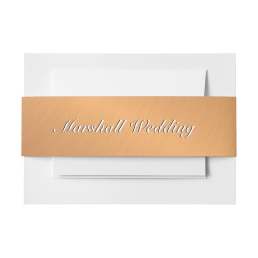 Kupferstich Einladungsbanderole (Vorderseite Beispiel)