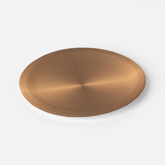 Kupferstich Pappteller (Schrägansicht)