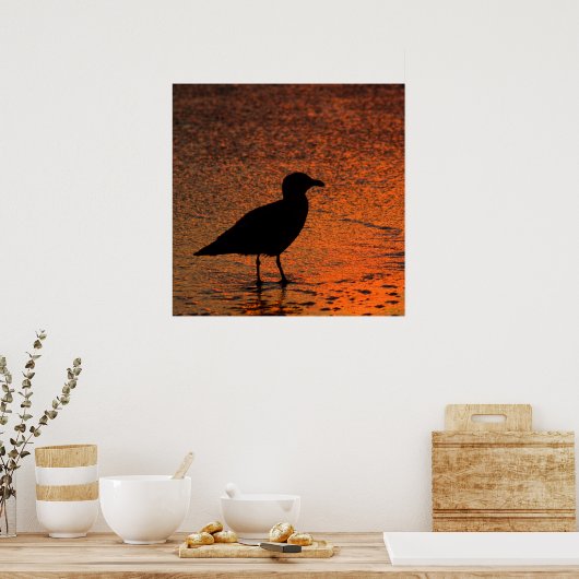 KupferSunset Poster (Küche)