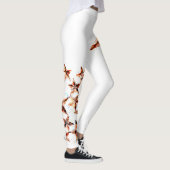 Kupfertöne Grunge Star Leggings (Rechts)