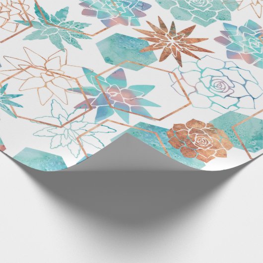 Kupferwüste Geschenkpapier (Ecke)