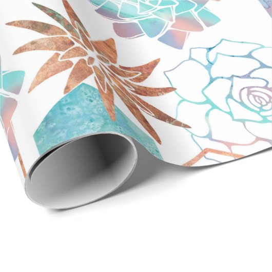 Kupferwüste Geschenkpapier (Rolleneckpunkt)