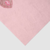 KUPID LACE HEART Pink Red Valentinstag Seidenpapier (Detail)