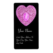 KUPID LACE HERZ, rosa lila (Vorne)