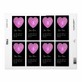 KUPID LACE HERZ, rosa lila (Vorne)