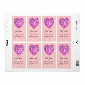 KUPID LACE HERZ, rosa lila (Vorne)
