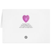 KUPID LACE HERZSILK FUCHSIA CLOTH, Pink Violett (Rückseite Horizontal)