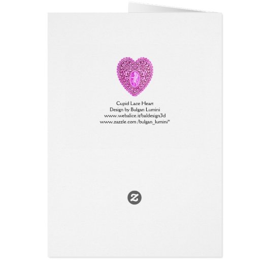 KUPID LACE HERZSILK FUCHSIA KLOTH, Pink Black (Hinten)