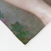 Kupid mit Schmetterling, Bouguereau Fleecedecke (Ecke)