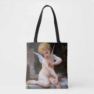 Kupid mit Schmetterling, Bouguereau Tasche