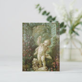 Kupid mit Trauben Postkarte (Stehend Vorderseite)