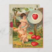 Kupid-Target-Praxis Postkarte (Vorne/Hinten)