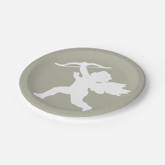 Kupid-Teller Pappteller (Schrägansicht)