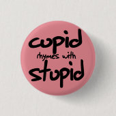 Kupiden-Rymnen mit Dummkopf Button (Vorderseite)