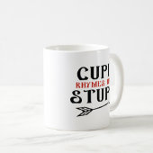Kupiden Rymnen mit Dummkopf Kaffeetasse (VorderseiteRechts)