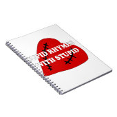 Kupiden Rymnen mit Dummkopf Notizblock (Rechte Seite)