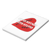 Kupiden Rymnen mit Dummkopf Notizblock (Rotiert)