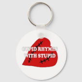 Kupiden Rymnen mit Dummkopf Schlüsselanhänger (Vorderseite)