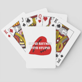 Kupiden Rymnen mit Dummkopf Spielkarten