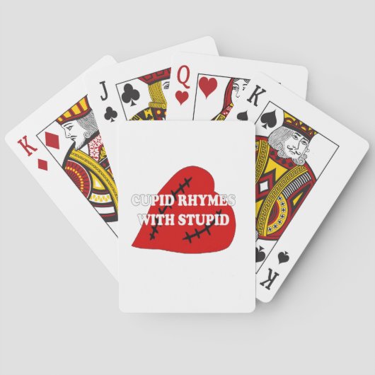 Kupiden Rymnen mit Dummkopf Spielkarten (Rückseite)