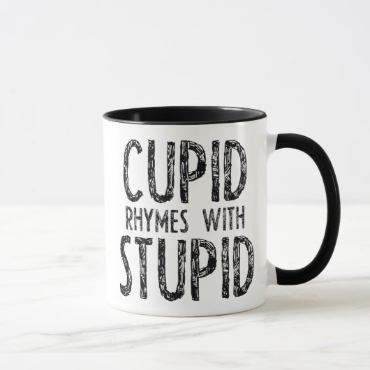 Kupiden Rymnen mit Dummkopf Tasse (Rechts)