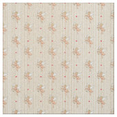 Kupidenengel auf Goldstreifen Stoff (Muster)