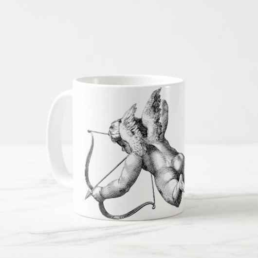 Kupider Gott der Liebe Kaffeetasse (Vorderseite Links)