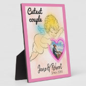 Kupille Foto Save the Date Postkarte Holz b Fotoplatte (Seite)