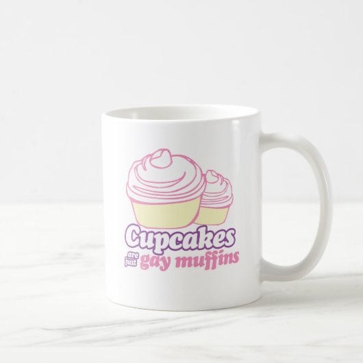 KUPKEN SIND NUR GAY MUFFINS KAFFEETASSE (Rechts)