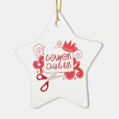 Kupon-Königin Keramikornament (Links)