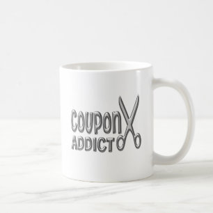 Kupon-Süchtiger Kaffeetasse