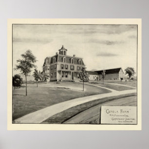 Kuppel-Bauernhof Poster