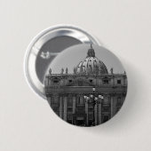 Kuppel der Basilika St Peters Rom Button (Vorne & Hinten)