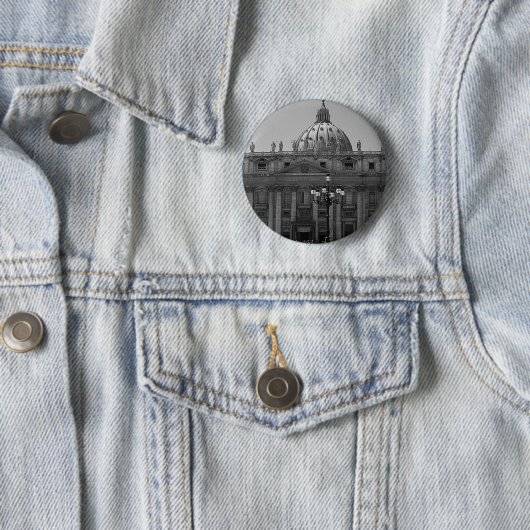 Kuppel der Basilika St Peters Rom Button (Beispiel)