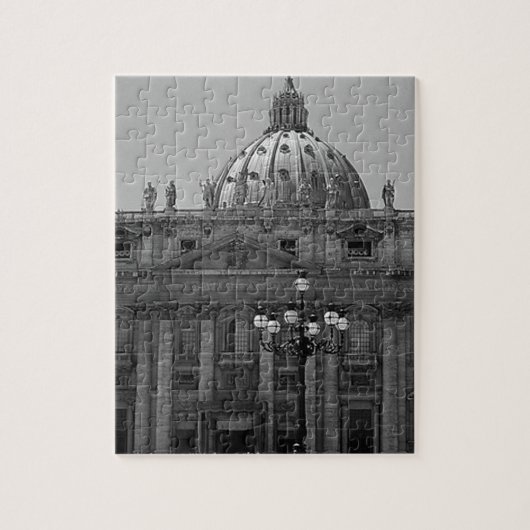Kuppel der Basilika St Peters Rom Puzzle (Vertikal)