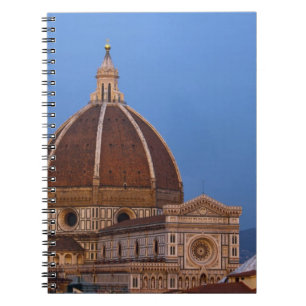 Kuppel der Kathedrale Santa Maria del Fiore in war Notizblock
