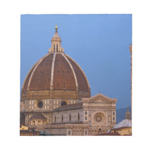 Kuppel der Kathedrale Santa Maria del Fiore in war Notizblock