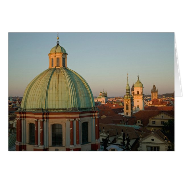Kuppel der Kirche von Saint Francis, Prag, Tschech (Vorderseite (Horizontal))