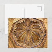 Kuppel der Maqsura Postkarte (Vorne/Hinten)