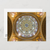 Kuppel der St. Stephans-Basilika Postkarte (Vorne/Hinten)