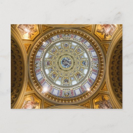 Kuppel der St. Stephans-Basilika Postkarte (Vorderseite)