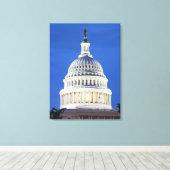 Kuppel der US-Hauptstadt Leinwanddruck (Insitu (Holzboden))